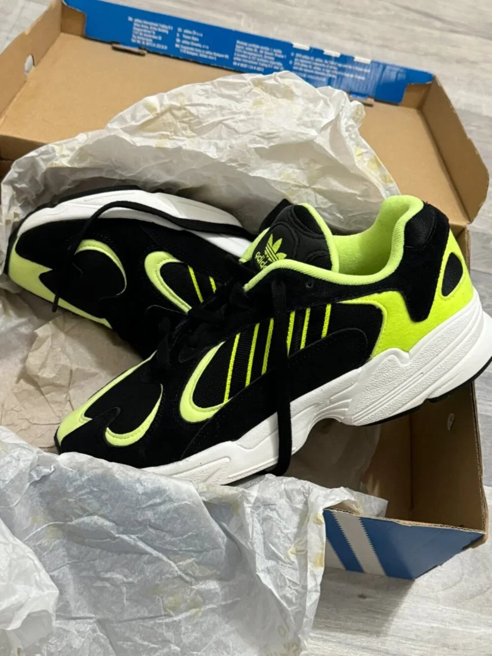 Adidas Shoes Black Green Size 9